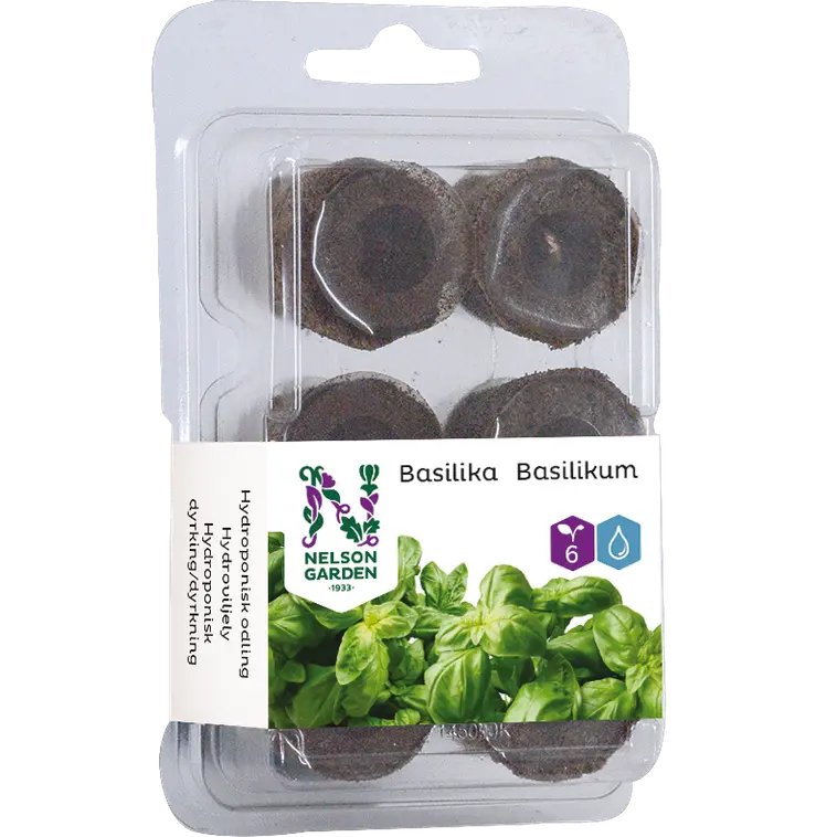 Nelson Garden Siemenkapseli Vesiviljelyyn, Basilika 3 Nelson Garden Siemenkapseli Vesiviljelyyn, Basilika
