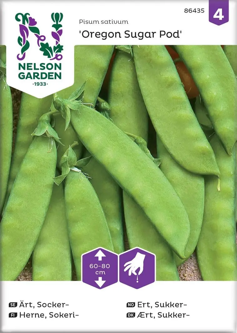 Nelson Garden Siemen Herne, Sokeri-, Oregon Sugar Pod 3 Nelson Garden Siemen Herne, Sokeri-, Oregon Sugar Pod