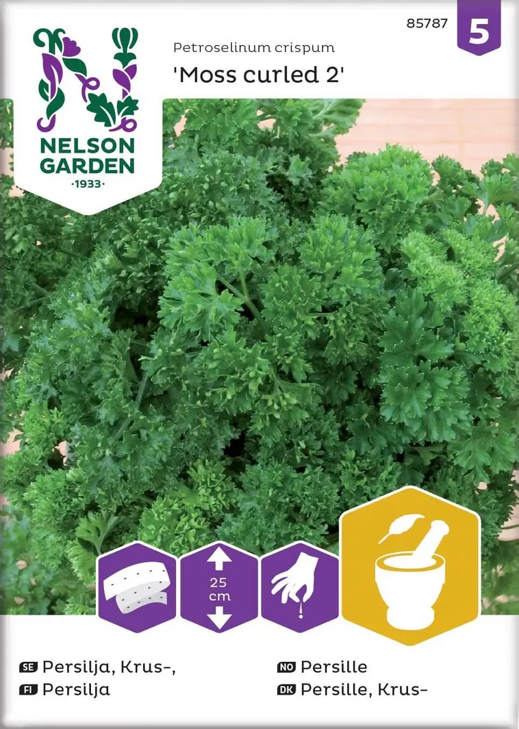 Nelson Garden Siemen Persilja, Moss Curled 2, Kylvönauha 3 Nelson Garden Siemen Persilja, Moss Curled 2, Kylvönauha