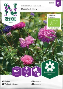 Nelson Garden Siemen Kiinanasteri Väriseos, Luomu