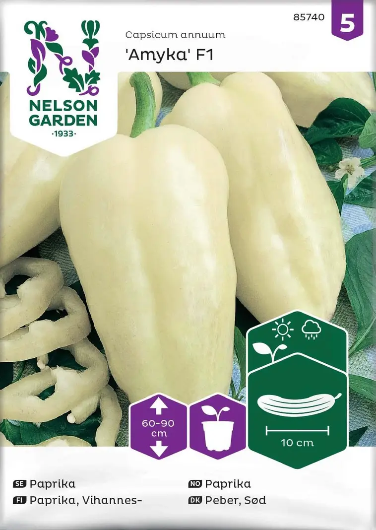 Nelson Garden Siemen Paprika, Vihannes-, Amyka F1 3 Nelson Garden Siemen Paprika, Vihannes-, Amyka F1