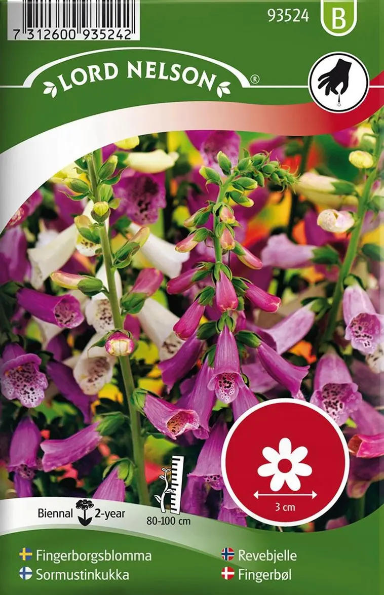 Nelson Garden Siemen Sormustinkukka, Väriseos 3 Nelson Garden Siemen Sormustinkukka, Väriseos
