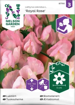 Nelson Garden Siemen Tuoksuherne, Royal Rose