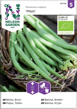 Nelson Garden Siemen Papu, Taite-, Maxi, Luomu