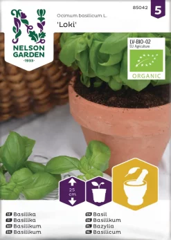 Nelson Garden Siemen Basilika, Loki, Organic